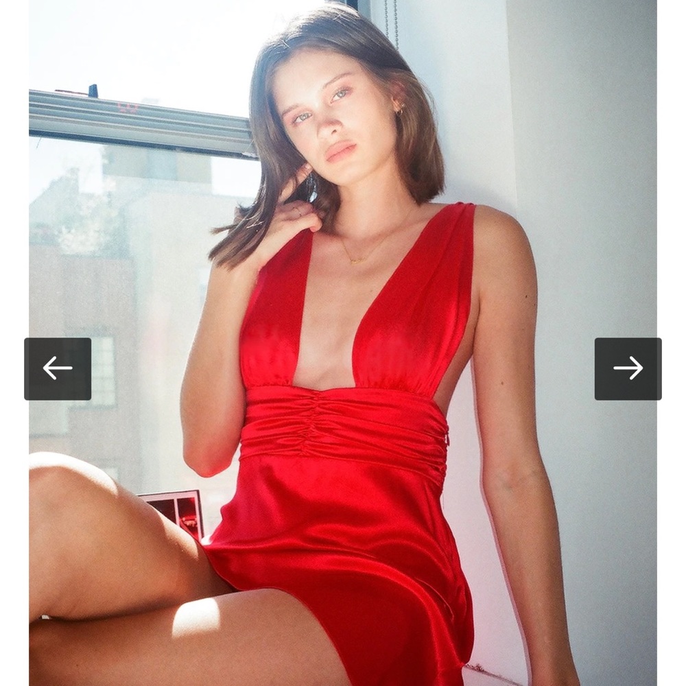 COPY - Red two bodies dress! Size XS very comfortable!